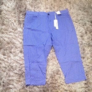 Blue Polka Dot Pants